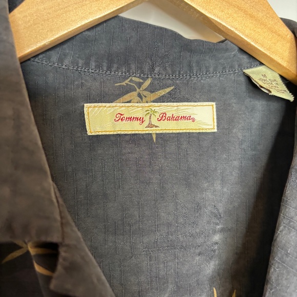 Tommy Bahama Silk Hawaiian Polo Shirt - Picture 4 of 8